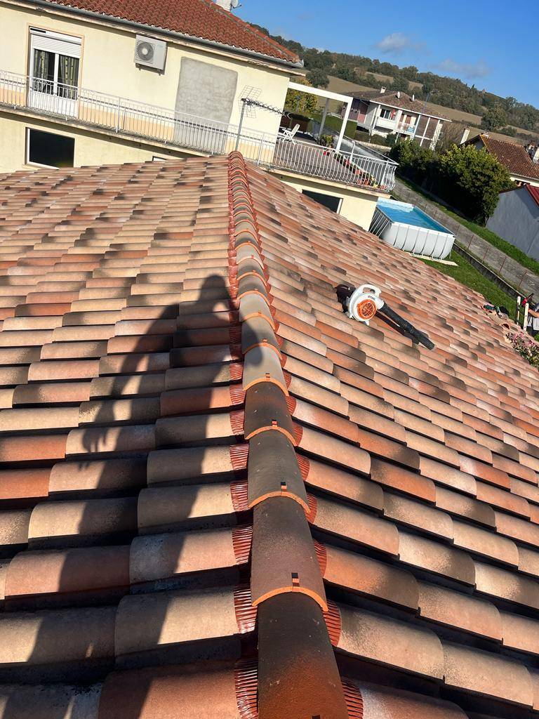 Toit rénové à Pin Balma