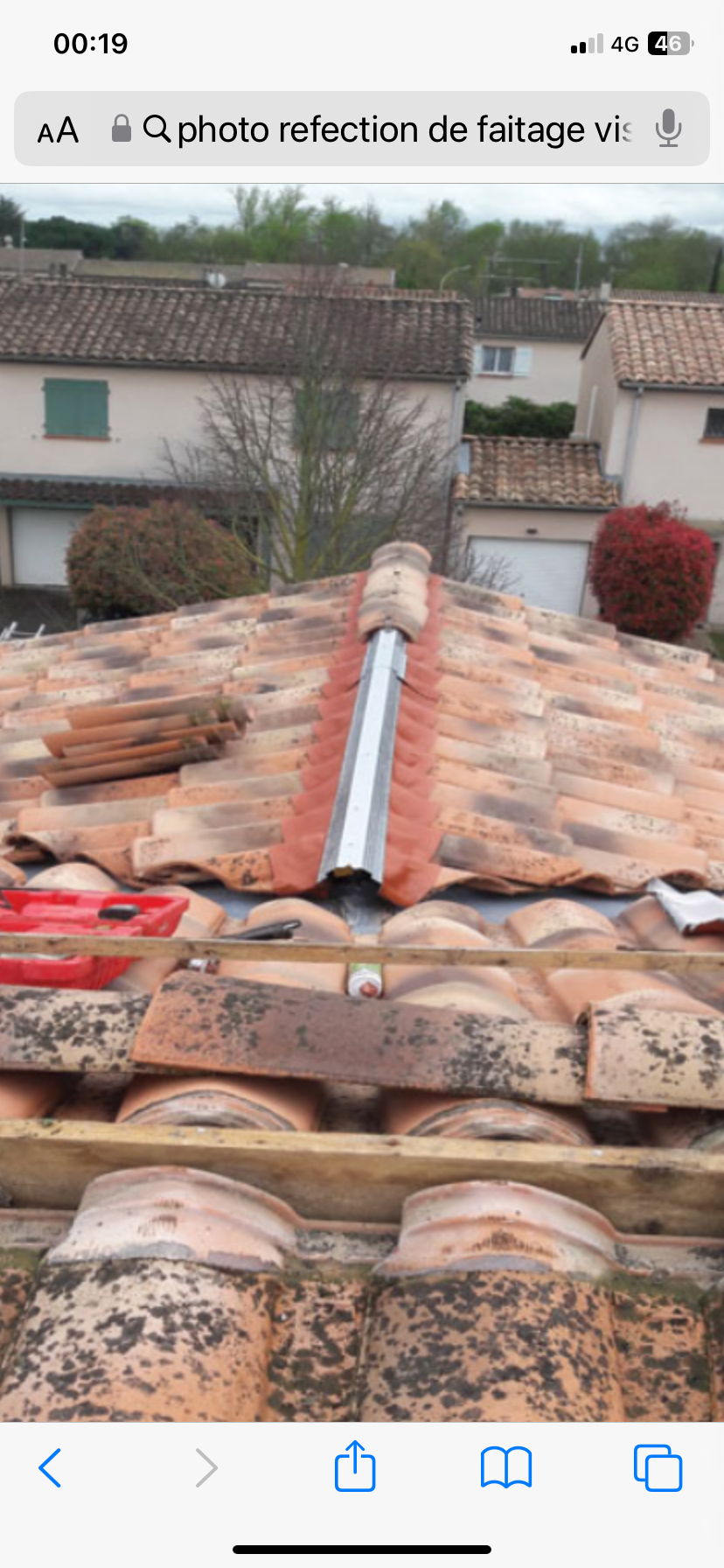 Toit rénové à Launaguet