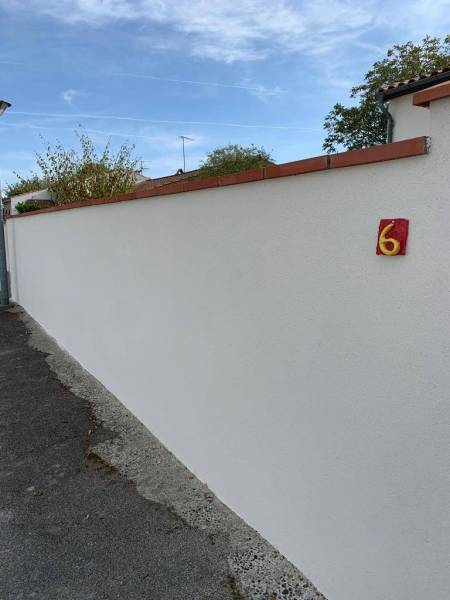Rénovation muret Cugnaux réussie