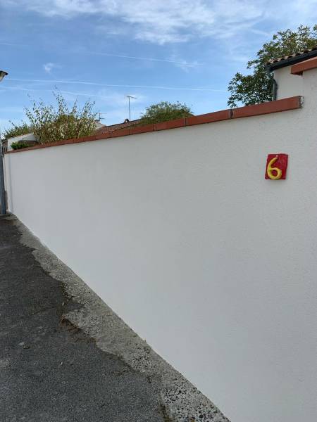 Crépi parfait clôture Toulouse