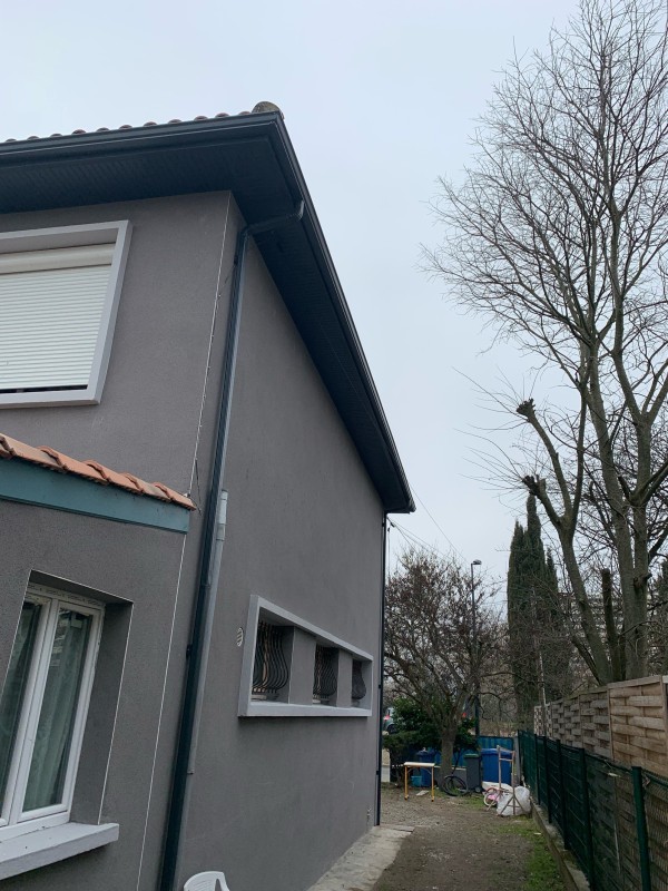 Toit et façade rénovés